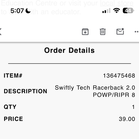 Swiftly Tech Racerback 2.0 in purple - Picture 3 of 3